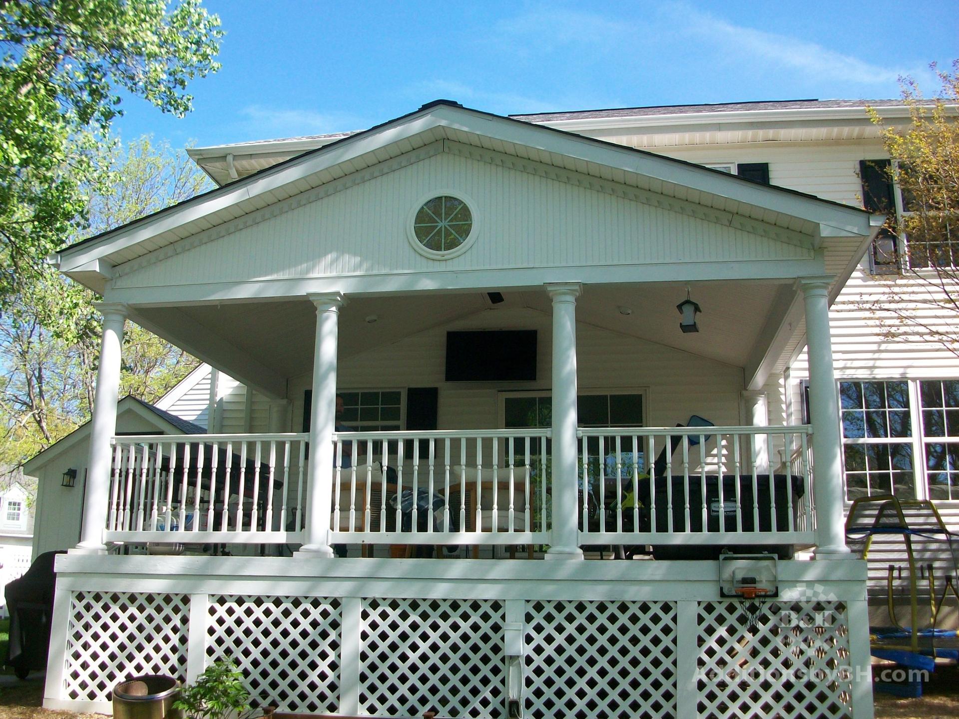 Before: Home addition project - exterior view